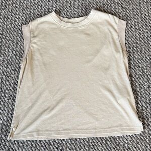 Ariat Women's Tan Sleeveless Loose Tank Top